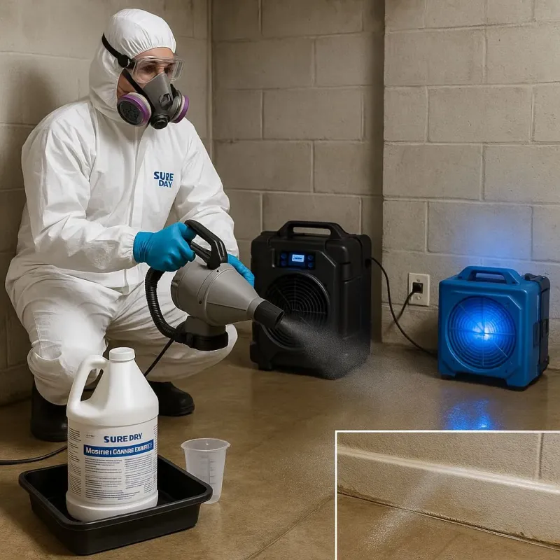 Sanitization and Odor Removal process in Winter Garden, FL