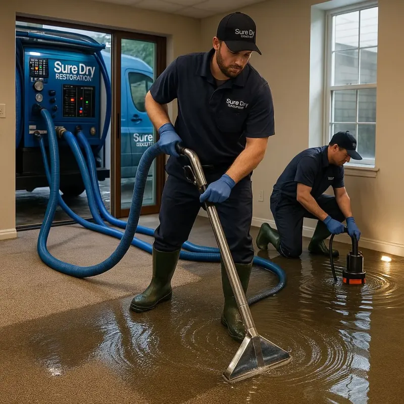 Water Extraction and Removal process in Winter Garden, FL